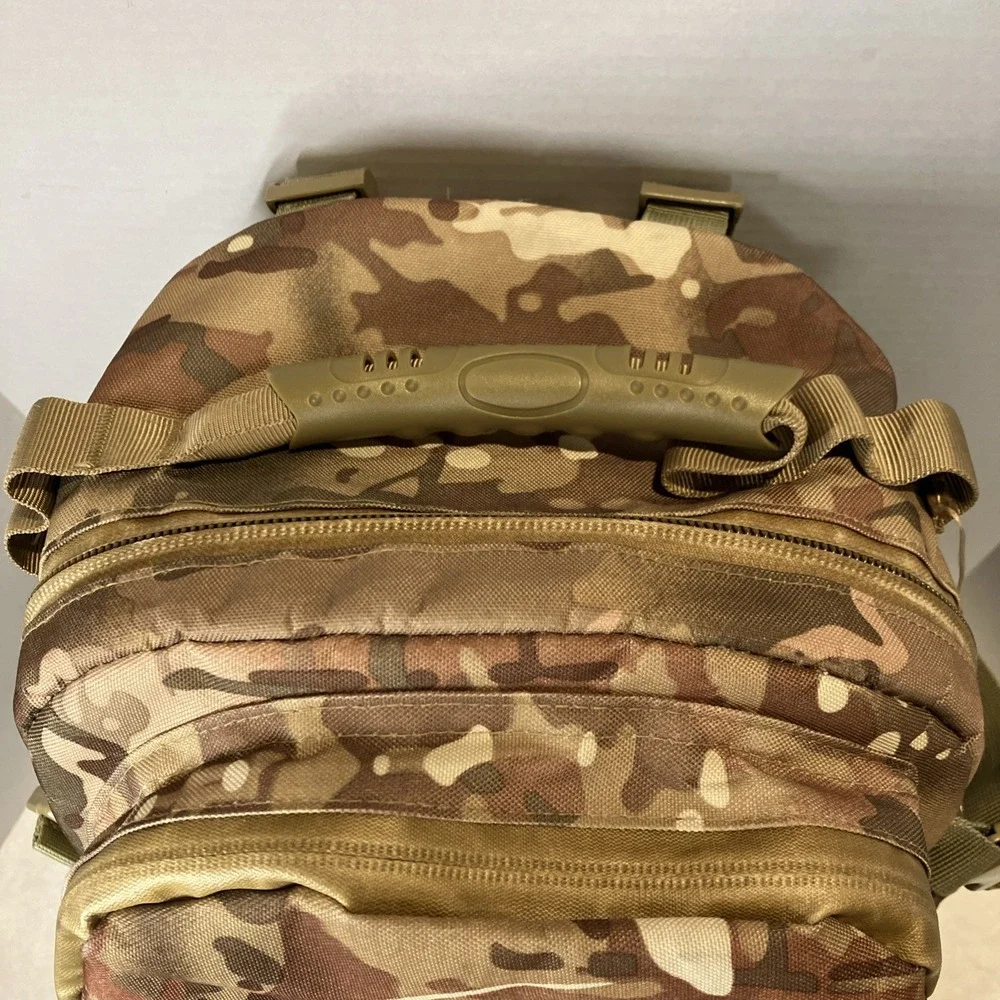 US Army National Guard WI Camo Backpack Tactical MOLLE Field Bag Expandable Gear